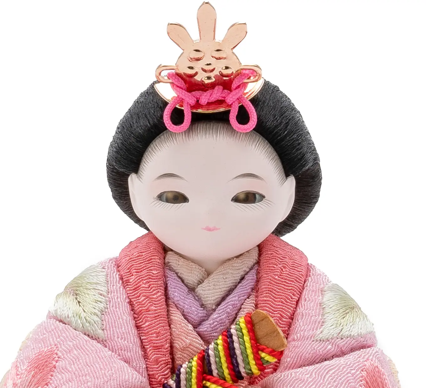 雛人形「れいれい 京刺繍・桜色（ナチュラル）」｜雛人形の通販 ふらここ