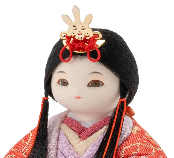 雛人形「さやさや 春の奏・朱色」｜雛人形の通販 ふらここ