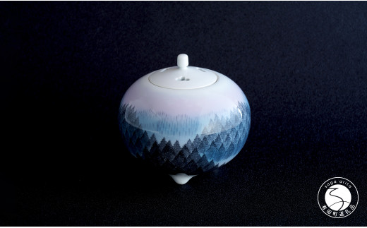 有田焼 藤井朱明 朝日花瓶 伝統工芸 日本陶芸展 丸兄商社 A1200-3