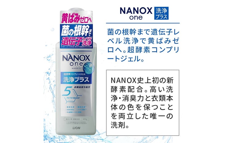 NANOXone洗浄プラス（本体1・替特大5）洗剤 ナノックス セット