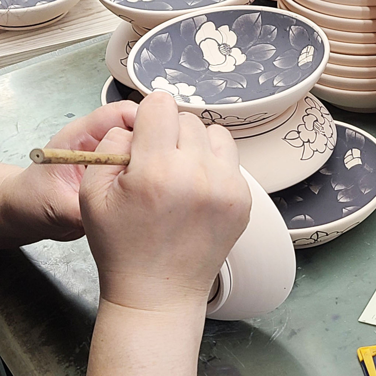 宝寿窯 秀水園 陶板額 有田焼 高級品 格安 宝寿窯 秀水園 陶板額