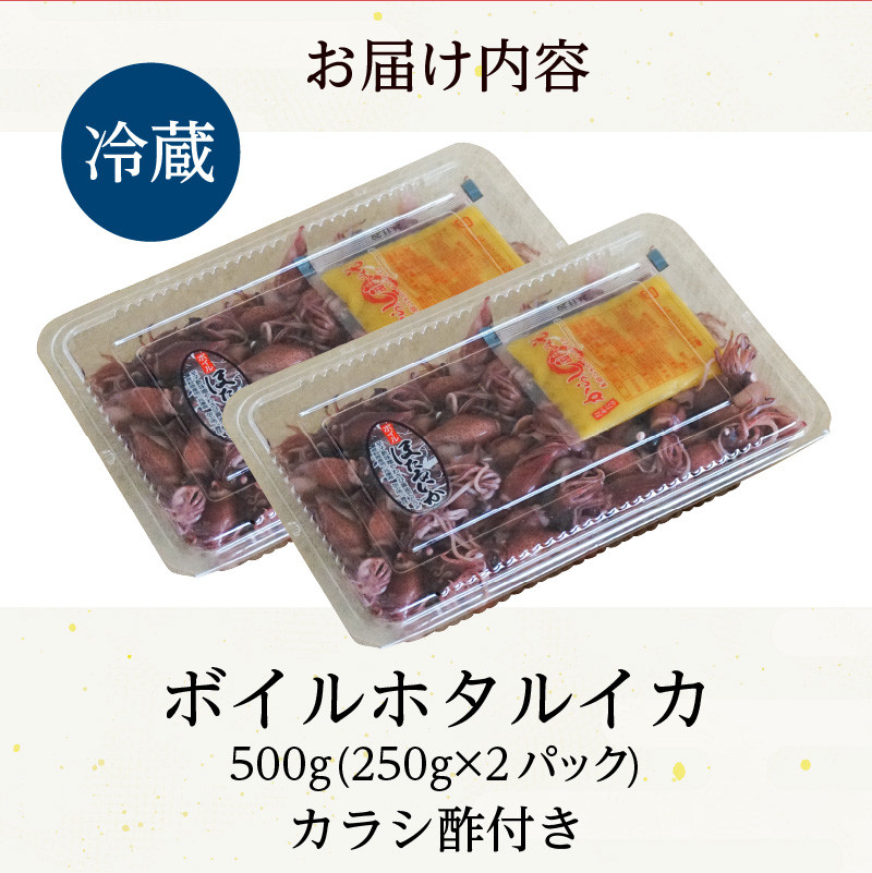 ガラスのホタルイカ 2個セット(生、ボイル) ガラスのホタルイカ 2個