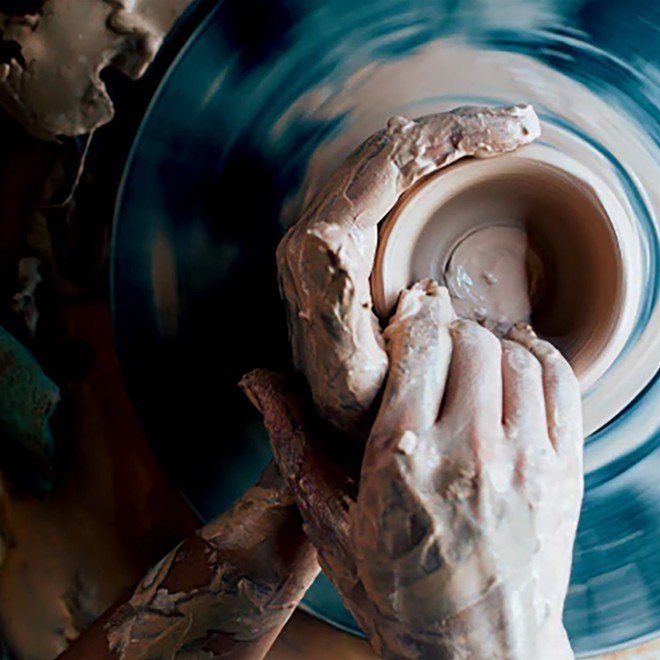 菰野万古焼、八風陶園の銘々皿 菰野万古焼、八風陶園の銘々皿