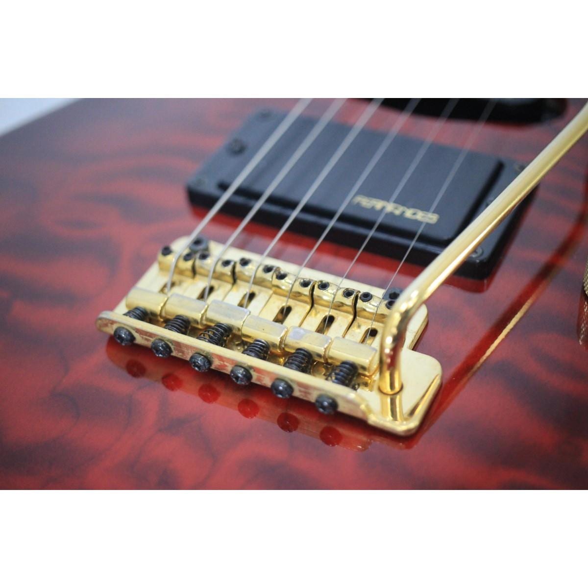 FERNANDES FGZ400 ゴールドパーツ仕様 トレモロアーム ケース付