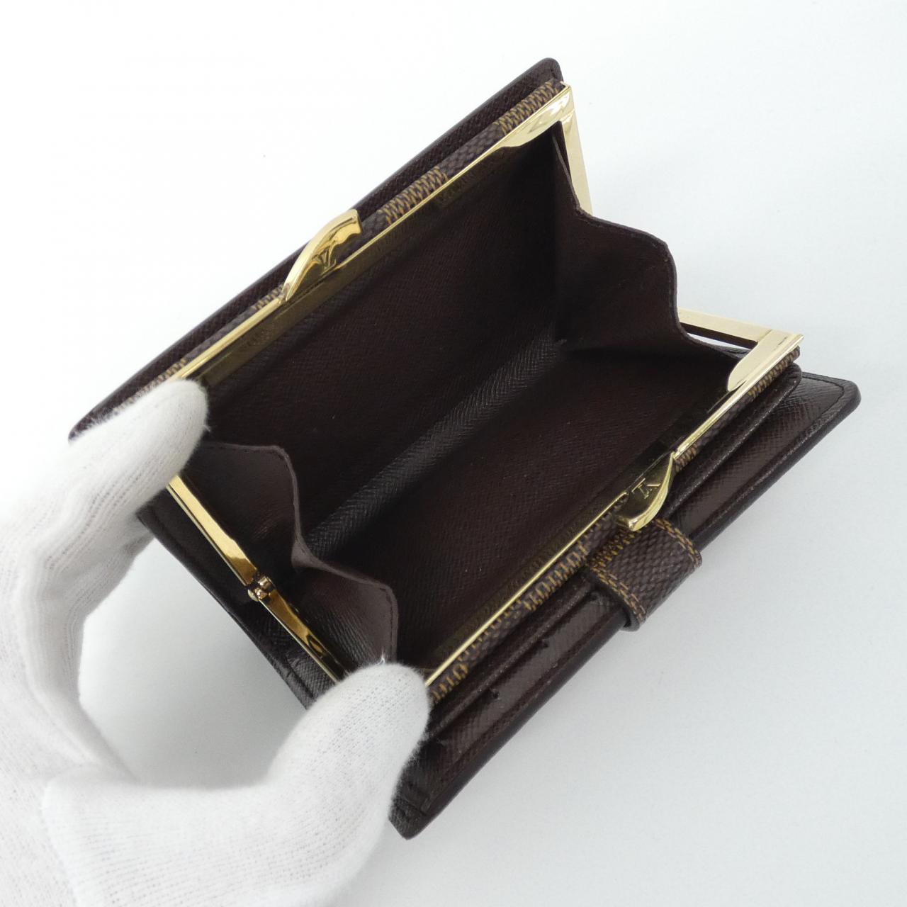 LOUIS VUITTON / ポルト・モネ・ビエ・ヴィエノワ_ダミエ・エベヌ_BRW