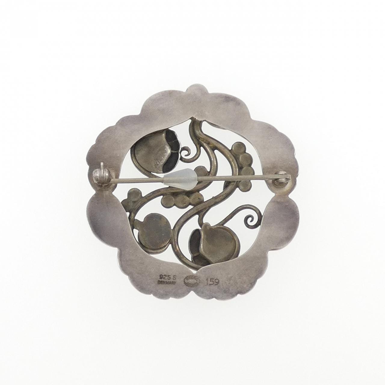 希少 ジョージ・ジェンセン ムーンブロッサム ブローチ ジョージ