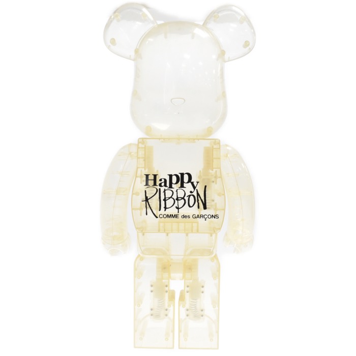 ベアブリック BE@RBRICK×COMME des GARCONS Happy Ribbon ベアブリック