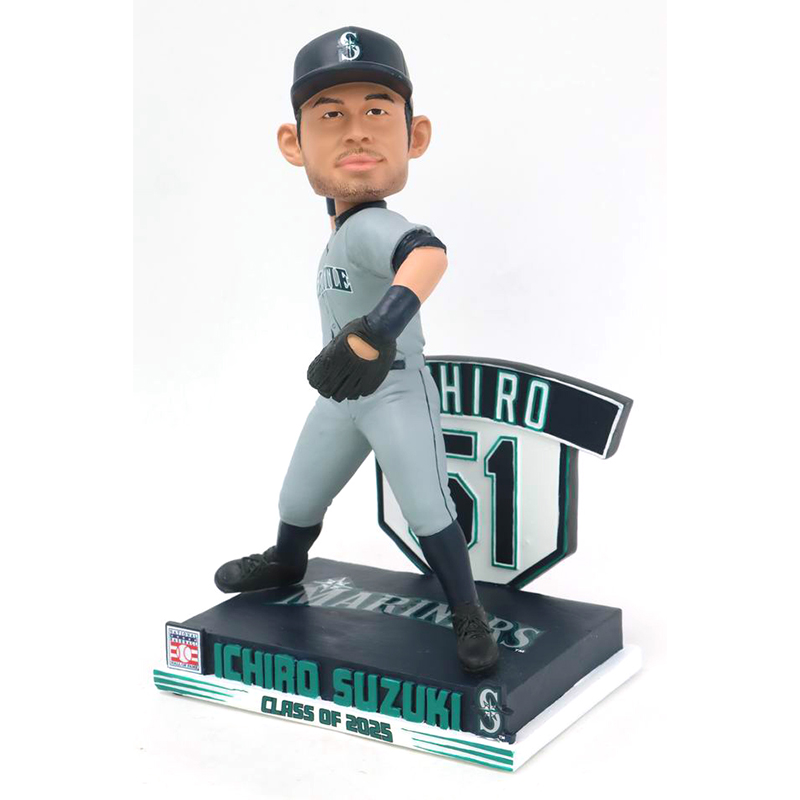 祝日本米国野球殿堂入り イチロー フィギュア ボブルヘッド マリナーズ