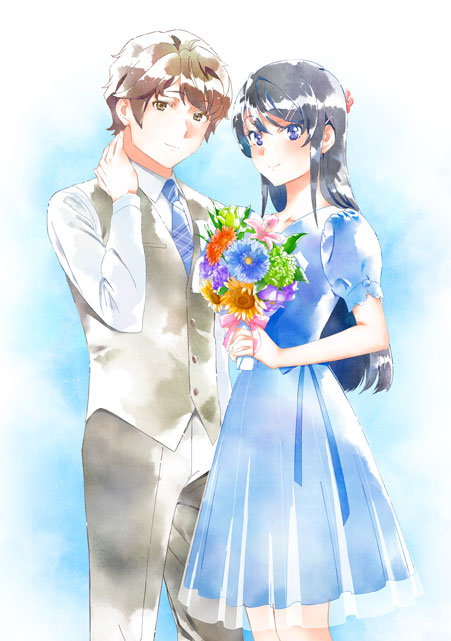 アニメ「青春ブタ野郎」シリーズ 大学生編制作決定ビジュアル キャラ