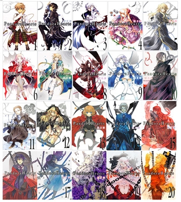 Pandora Hearts ブックカバー12種セット PandoraHearts アニメイト特典
