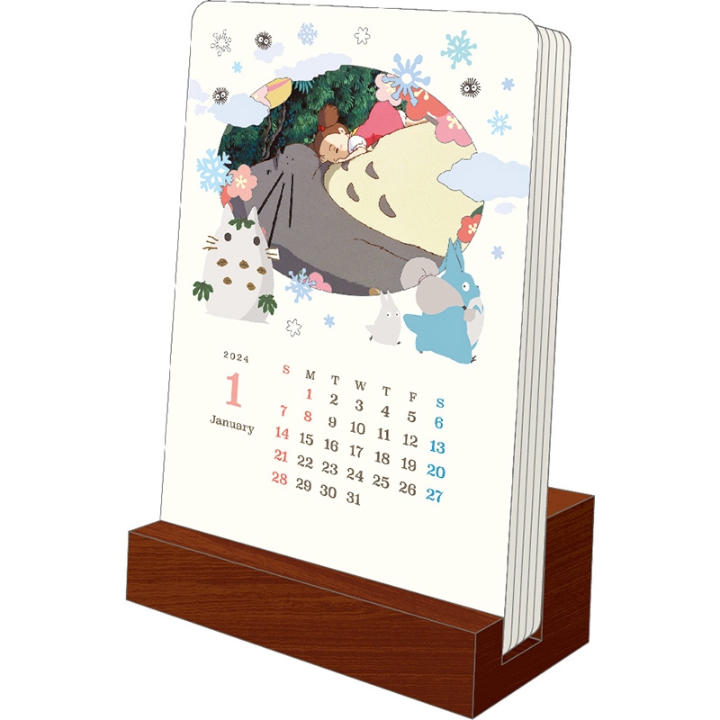 2024 kasanaruカレンダー となりのトトロ : スタジオジブリ