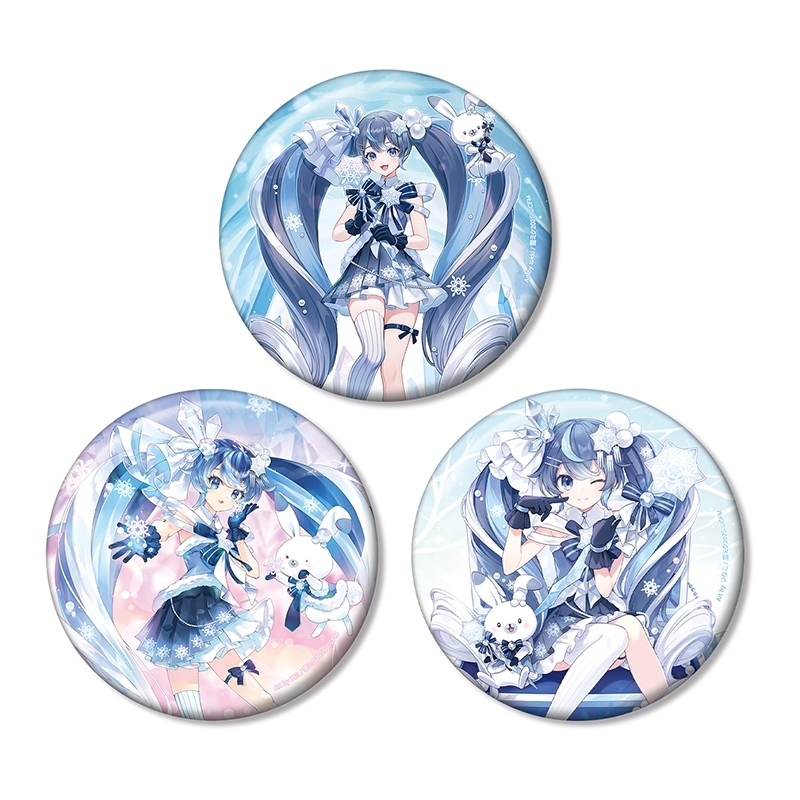 雪ミク MIKU2018 アニメイト 缶バッジ 初音ミク 雪ミク MIKU2018
