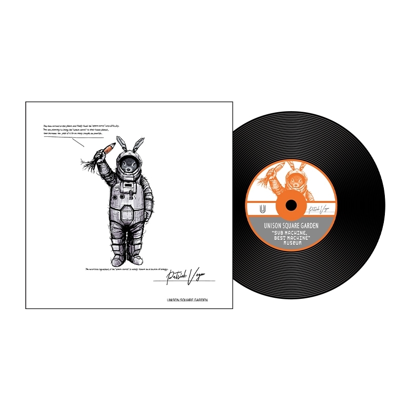 レコード型コースター（Patrick Vegee） : UNISON SQUARE GARDEN