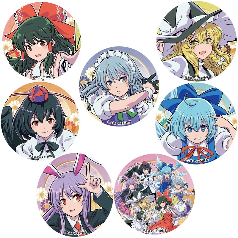 新品】東方Project ラッキー缶バッジBOX 缶バッジ 全14種セット ④