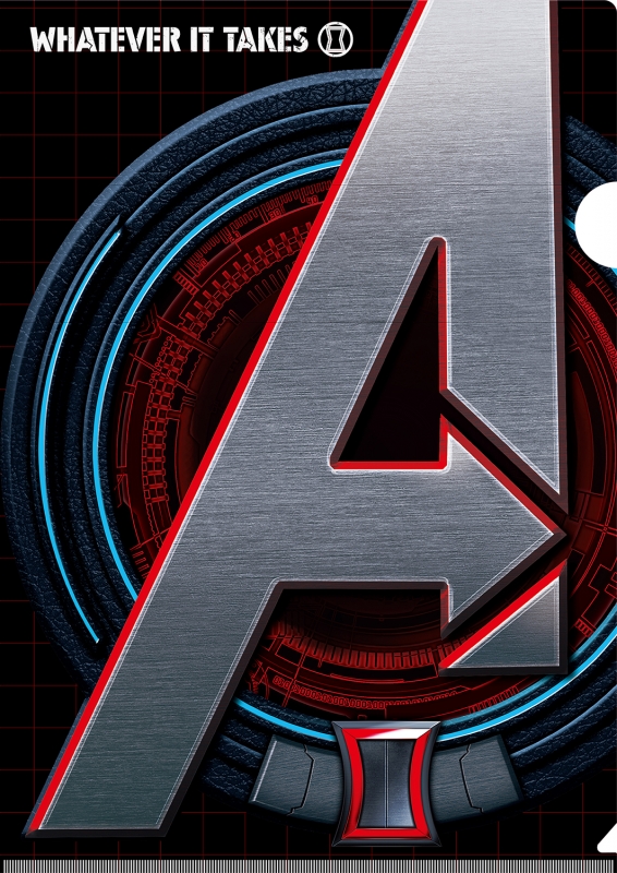 クリアファイル＆ステッカーセット（ブラック・ウィドウ