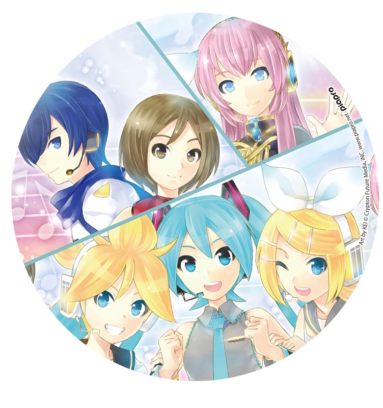 初音ミク ビッグ缶バッジ art by KEI スポーツ報知限定 初音ミク