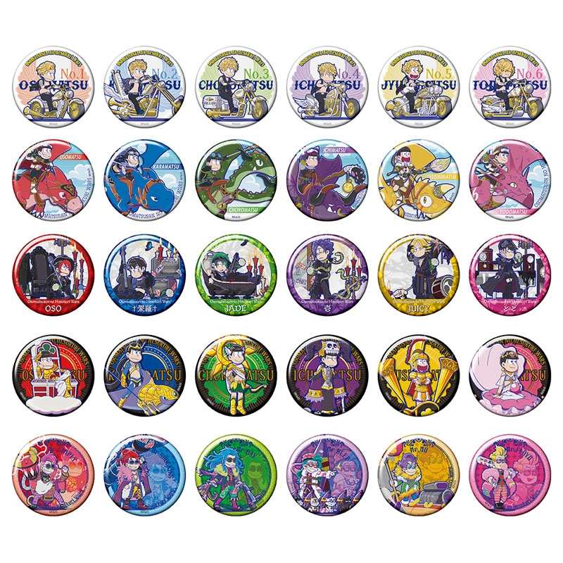 トレーディング缶バッジ（松の市）/ おそ松さんのへそくりウォーズ'20