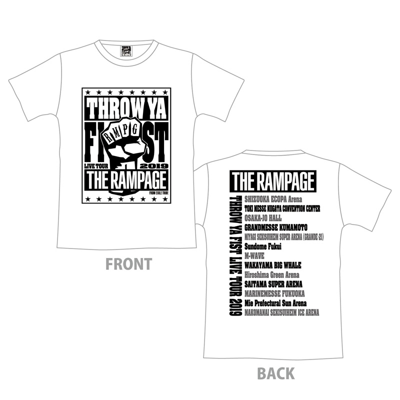 ツアーTシャツ WHITE Mサイズ : THE RAMPAGE from EXILE TRIBE