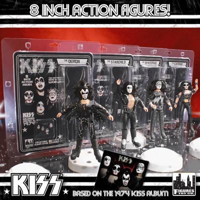 KISS レトロ8インチフィギュアシリーズ2（4体セット） : KISS