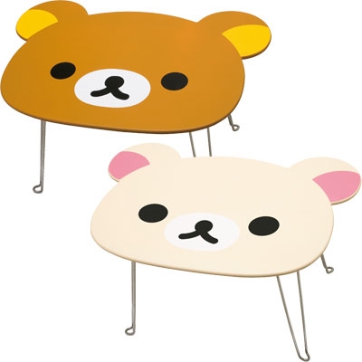 リラックマ・コリラックマ フェイス型ミニテーブル 2個セット Amazon