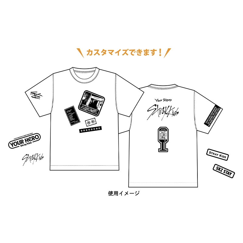 Stray Kids スキズ 全員サイン入りTシャツ Stray Kids スキズ 全員