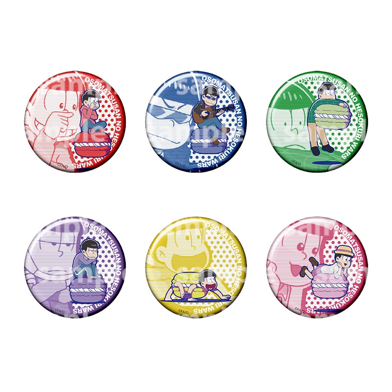 おそ松さん へそくりウォーズ カラ松 缶バッジ おそ松さん へそくり