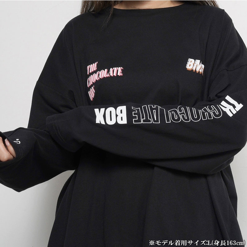 THE CHOCOLATE BOX ロングスリーブTシャツ/BLACK/M : 岩田剛典