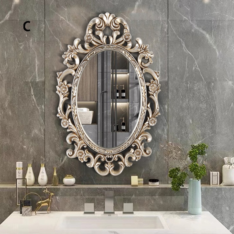 店舗什器アンティーク mirror 美容院 鏡 【公式通販】