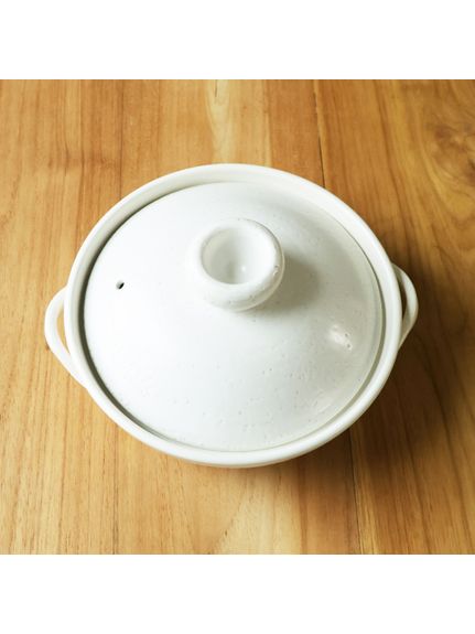 平手むし土鍋 7号 白（土鍋・鍋小物）｜Madu（マディ）｜HAKKA公式