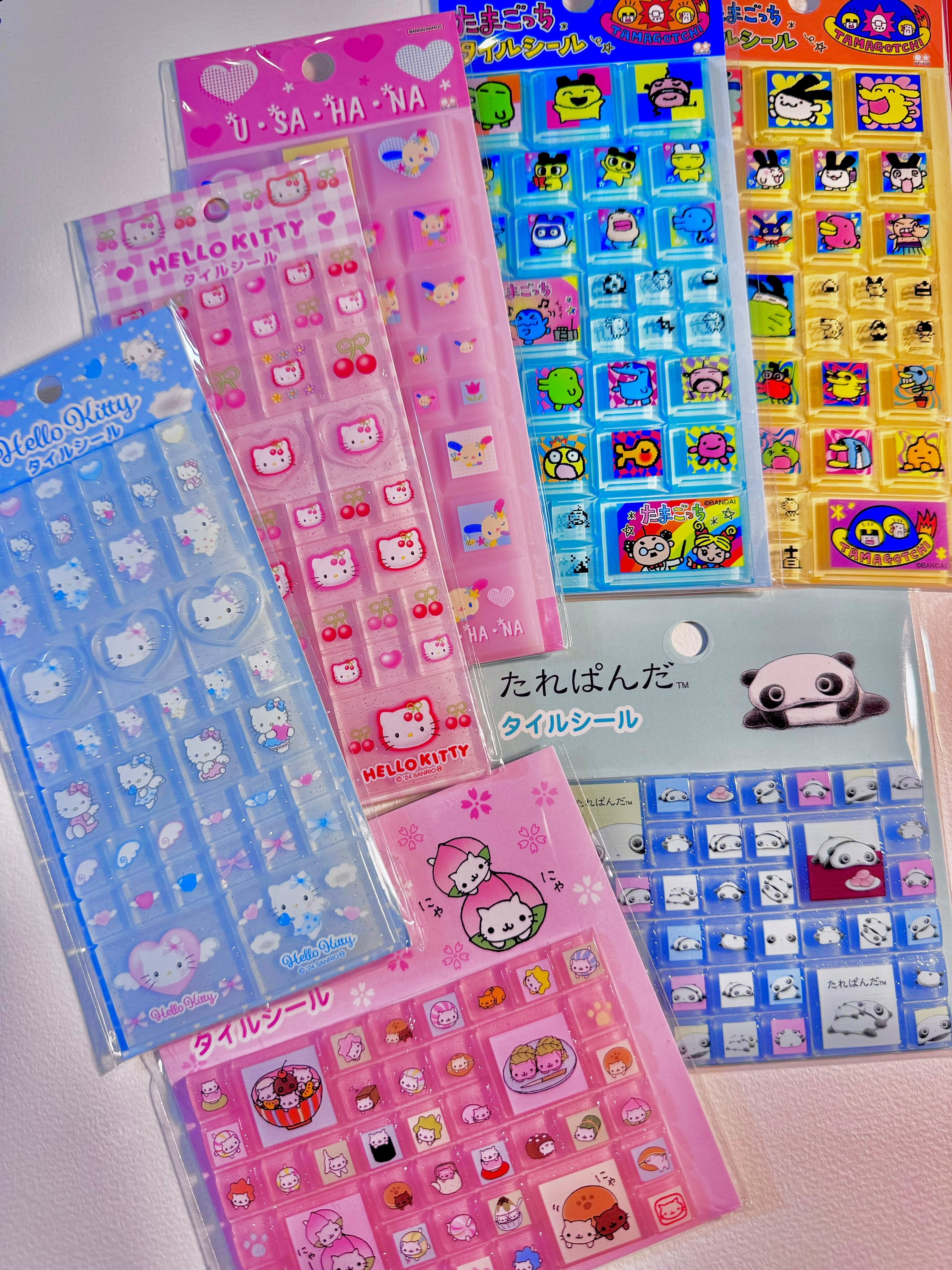 平成レトロ タイルシール 大容量！ ハムスター にこちゃん スマイリー