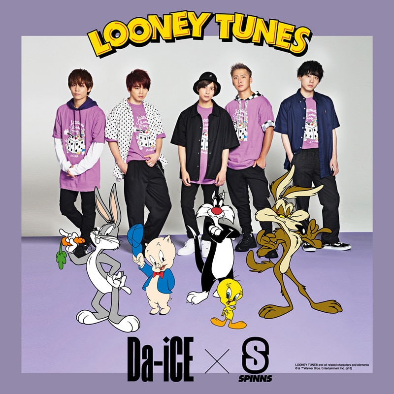 Da-iCE×LOONEY TUNES×SPINNS コラボレーションTシャツ＆アクリル