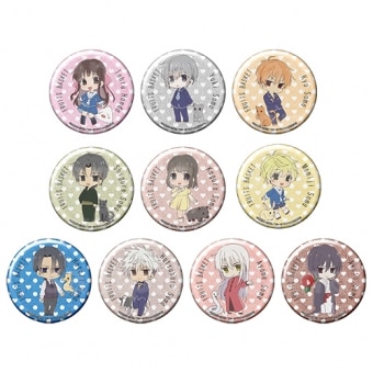 アニメ フルーツバスケット フルバ 缶バッジ 由希 トムス エンディング