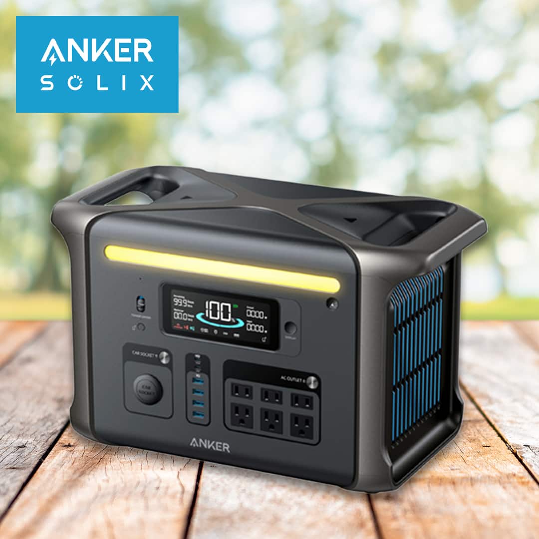 ANKER 電池 ポータブル電源 F1500 1,536Wh A1772511 ソーラー