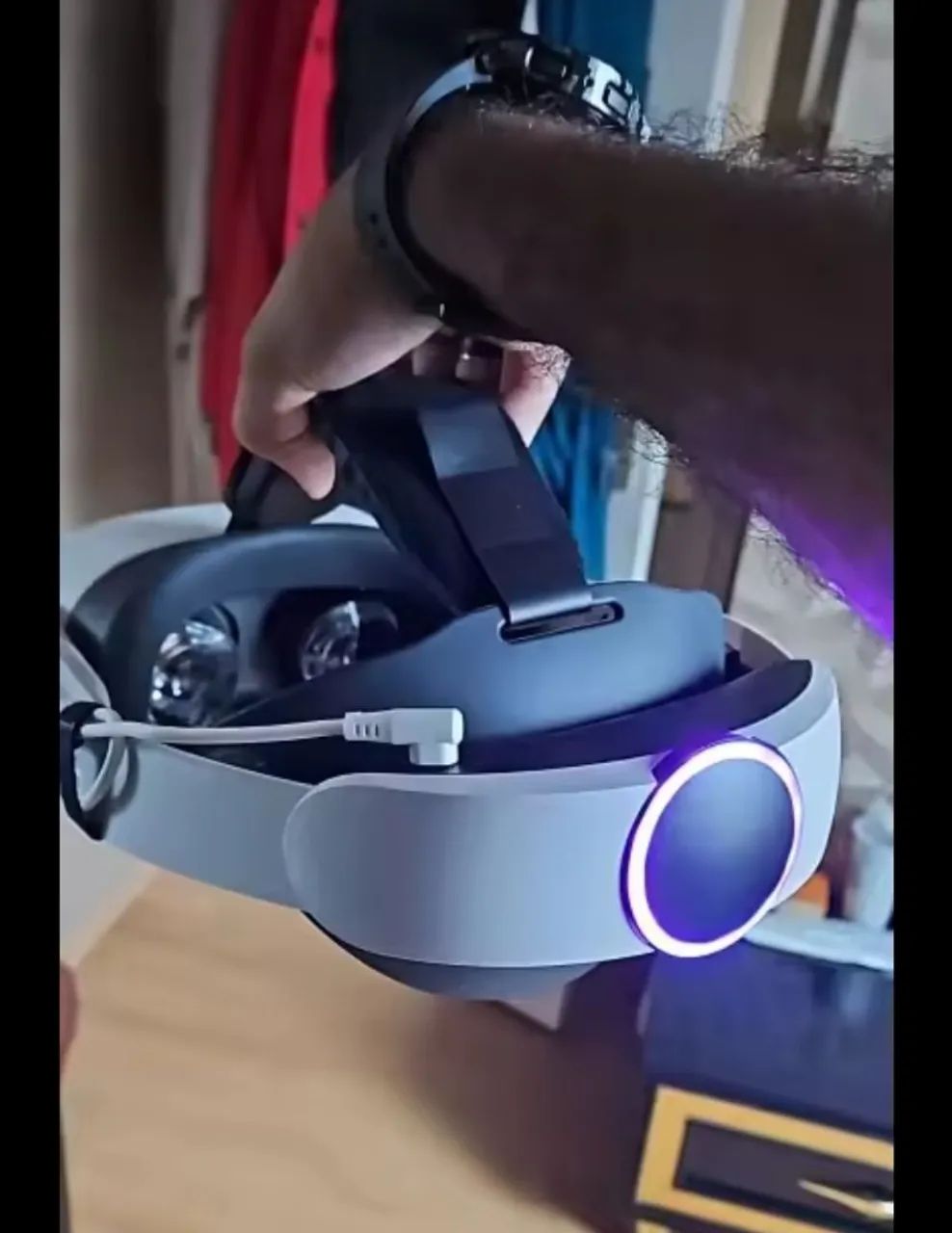 Pra vender hoje! Meta quest 2 com headstrap com bateria RGB