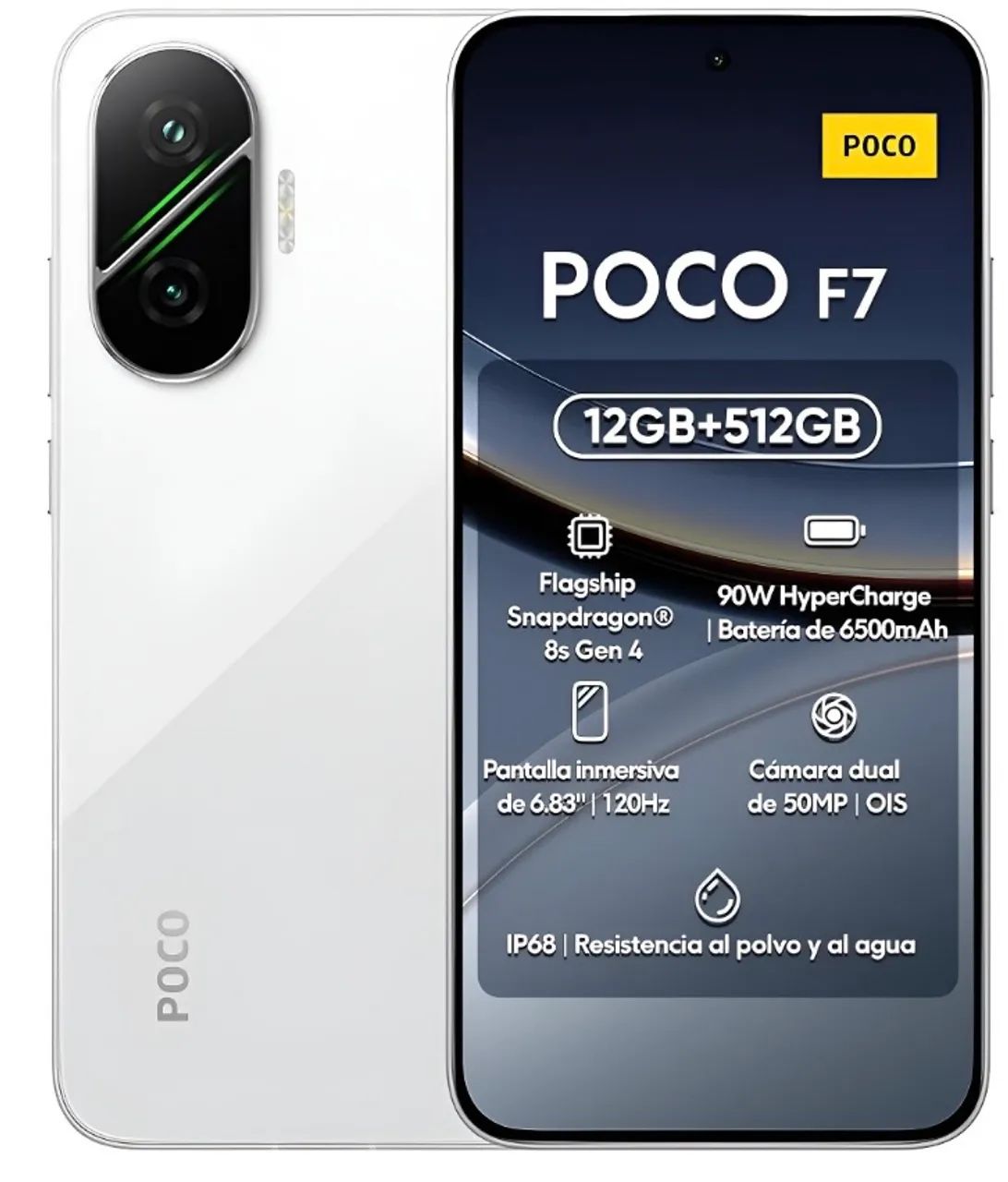 Poco F7 Branco 512gb 12gb Ram 5g 6,83'' Nfc Global. - Branco
