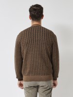 千鳥柄カーディガン（ニット）｜STRASBURGO OUTLET