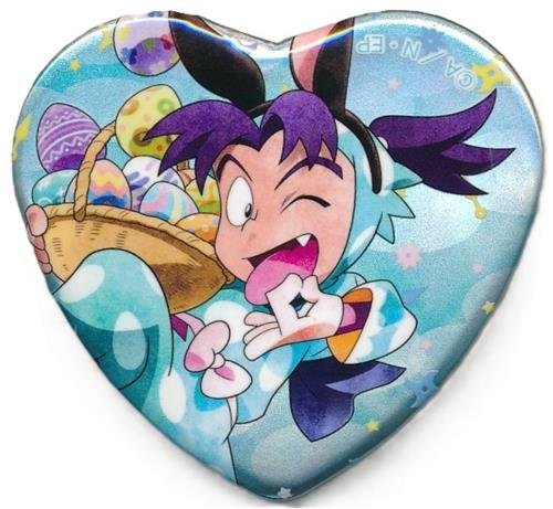 忍たま 忍たま乱太郎 きり丸 摂津のきり丸 ナンジャ 缶バッジ ハート缶