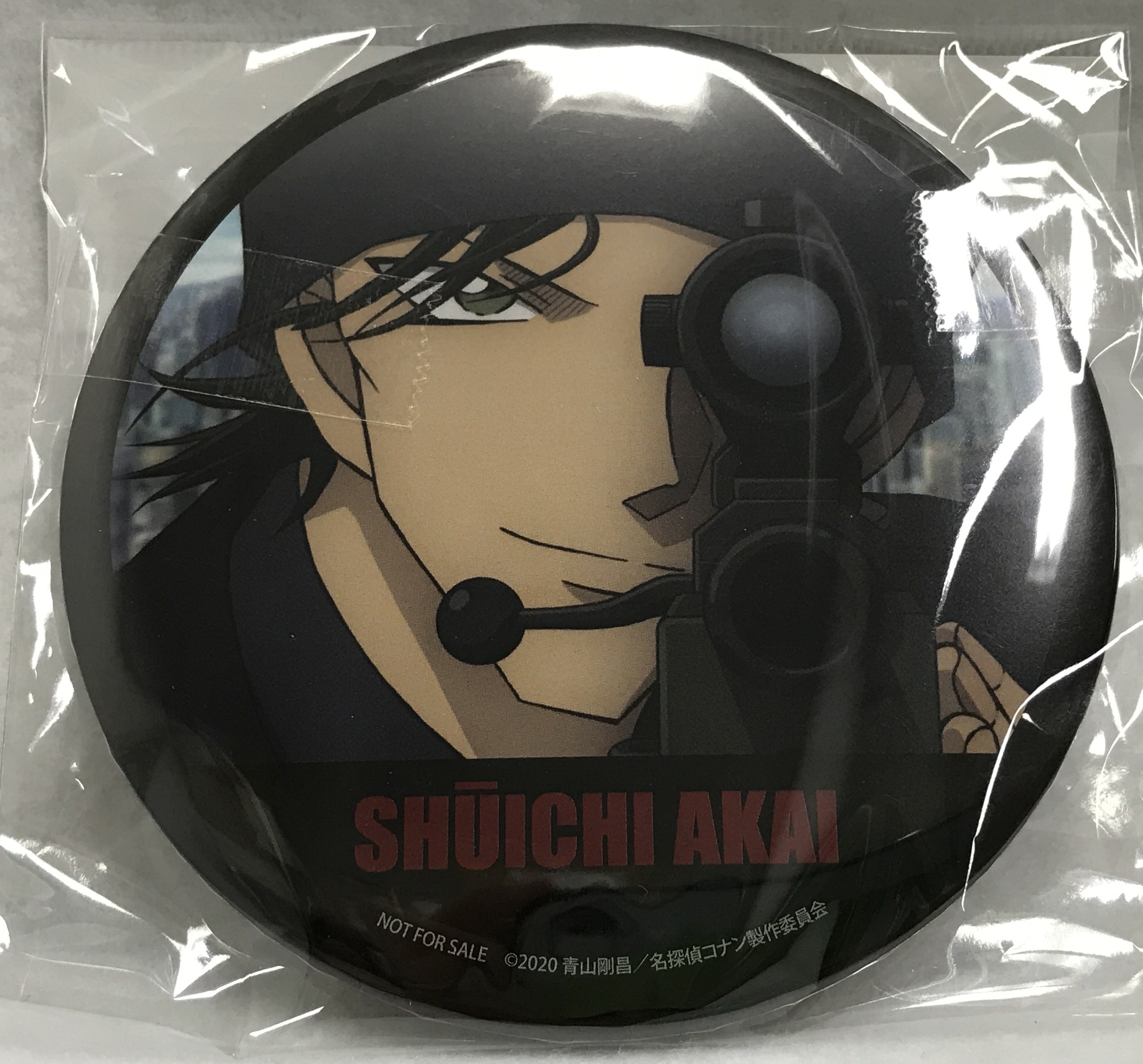 名探偵コナン HMM ラフォーレ原宿 劇場版「純黒の悪夢」缶バッジ 安室