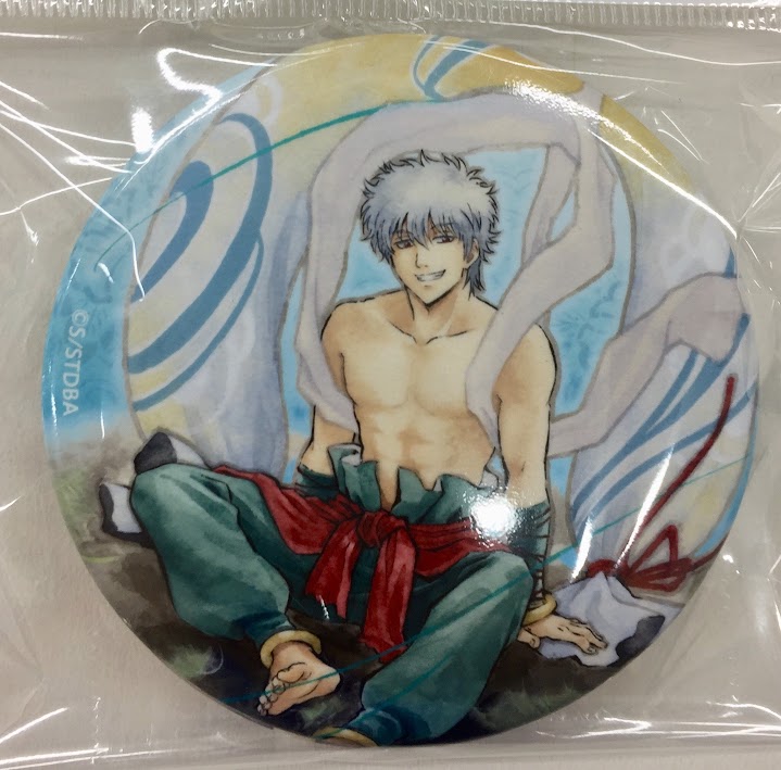 銀魂 坂田銀時 風神雷神 75mm 缶バッジ 6個セット