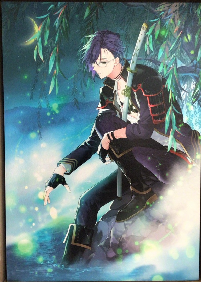 刀剣乱舞 灯結び展 描きおろしイラスト 鶯丸 複製原画 受注生産限定 刀剣