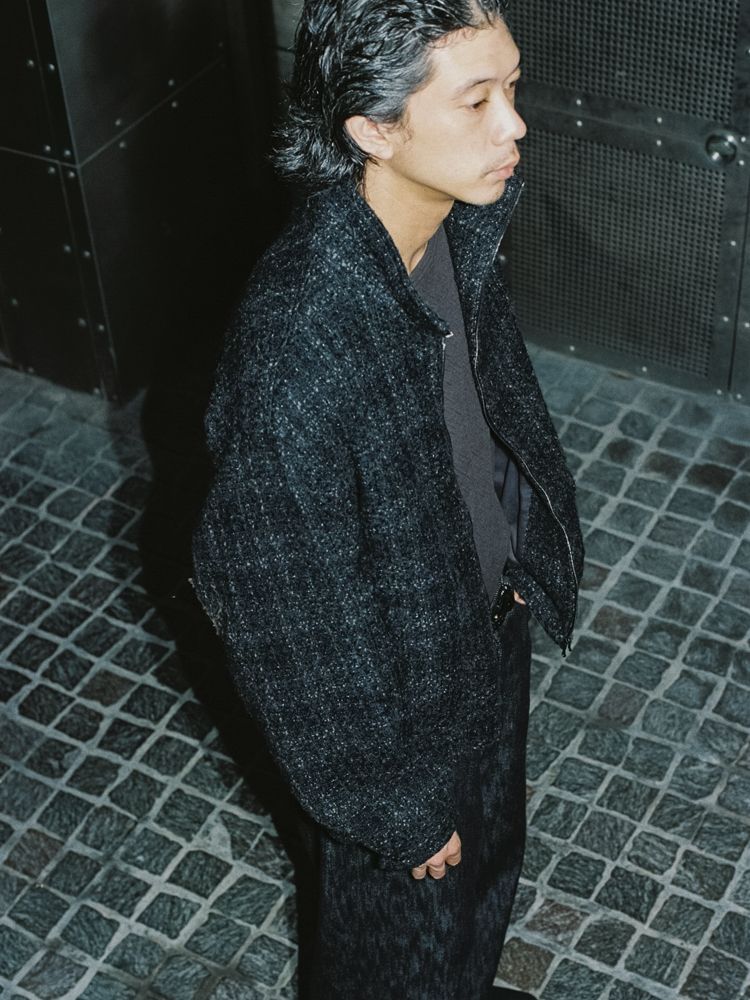 ALPACA SILK TWEED ZIP / 商品詳細ページ / LIDNM / Llife ONLINE