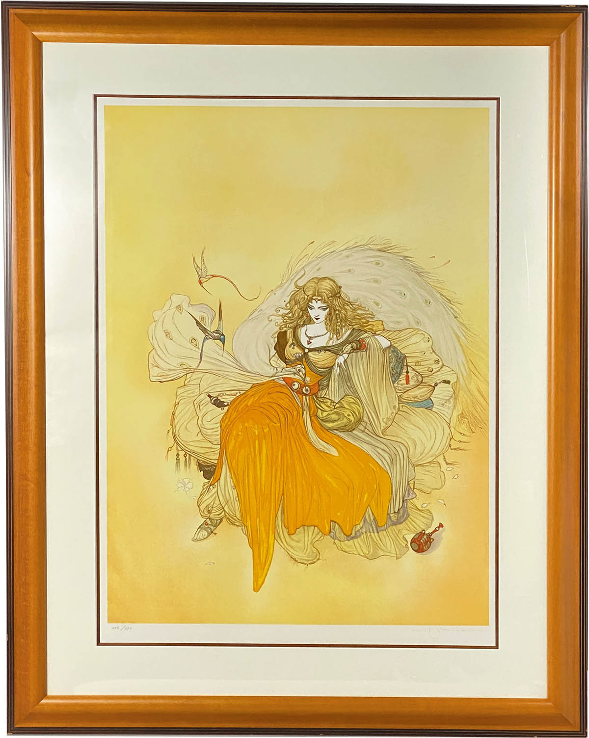 天野喜孝 「夜香」リトグラフ