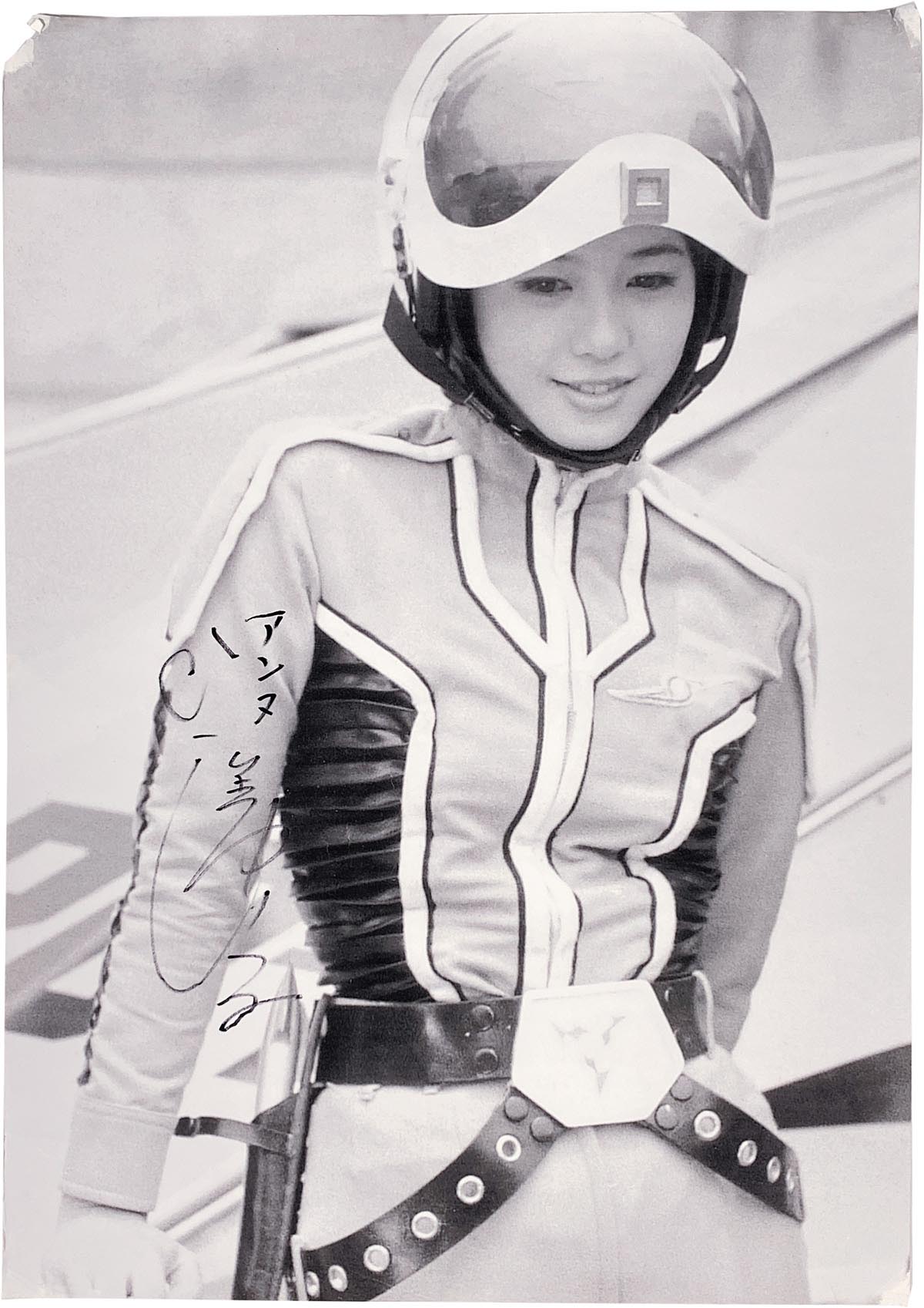 円谷プロ作品ウルトラセブン:ひし美ゆり子さんポストカード直筆サイン