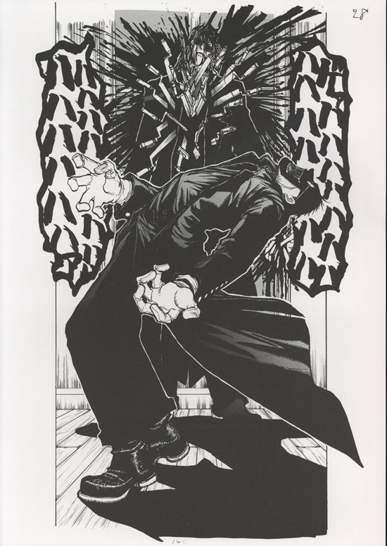 HELLSING ヘルシング 機関 キャラファイングラフ B4 平野耕太展 平野