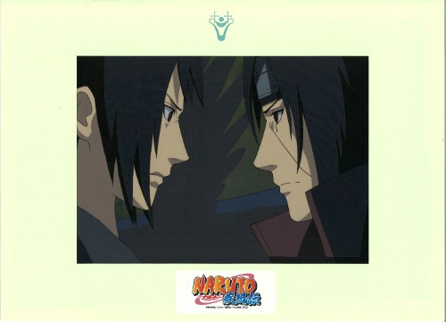 NARUTO ナルト 複製セル画 うちはサスケ ぴえろ ジャンプ Amazon.co.jp