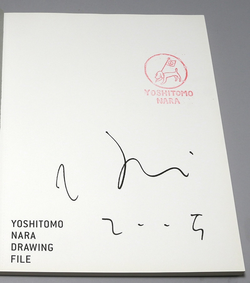 フォイル/奈良美智「奈良美智 直筆サイン本「YOSHITOMO NARA DRAWING
