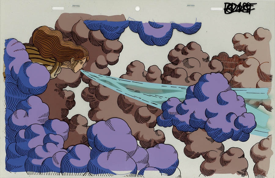 天空の城ラピュタ セル画 セル画：天空の城ラピュタ 宮崎駿 スタジオ