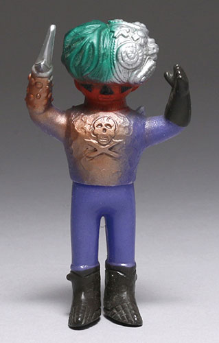 当時物 中嶋製作所 アストロミュー5 デビルバドー ソフビ 人形 レトロ