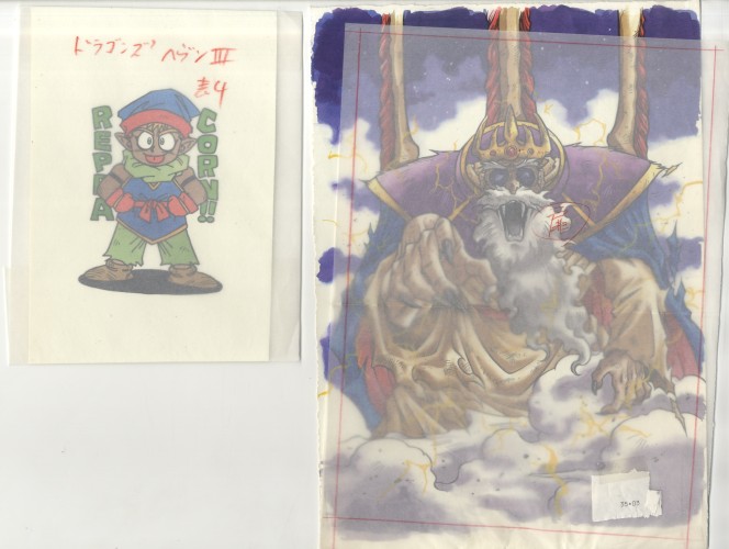 古澤純也直筆カラーイラスト(主線はコピー)ドラゴンズヘヴン