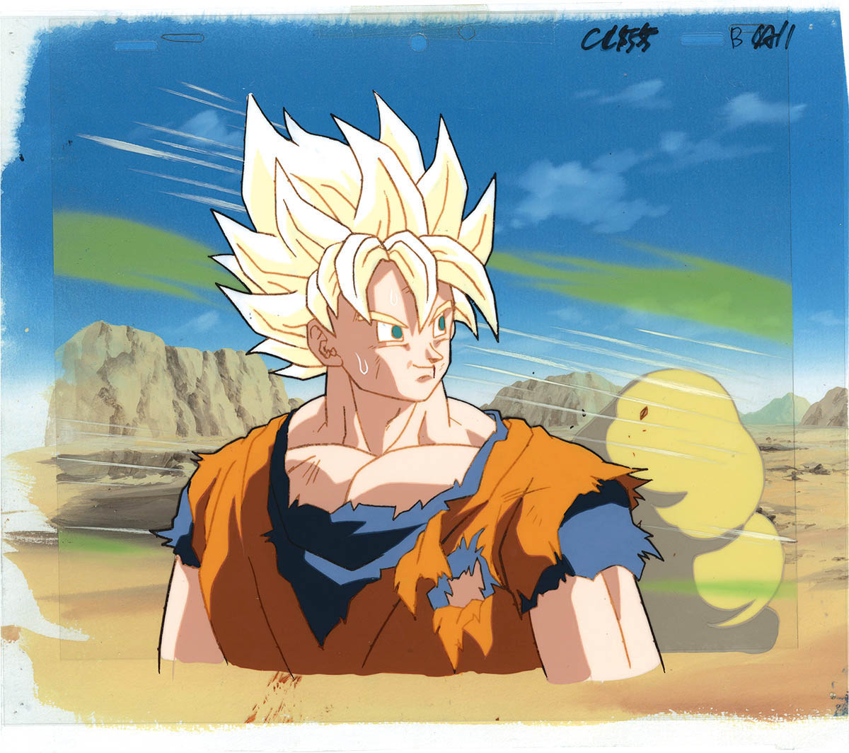 ドラゴンボールZ・未来のトランクス「セル画原画」 原画